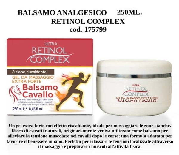 balsamo cavallo analgesico Retinol Complex