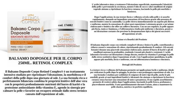 balsamo doposole per il corpo Retinol Complex