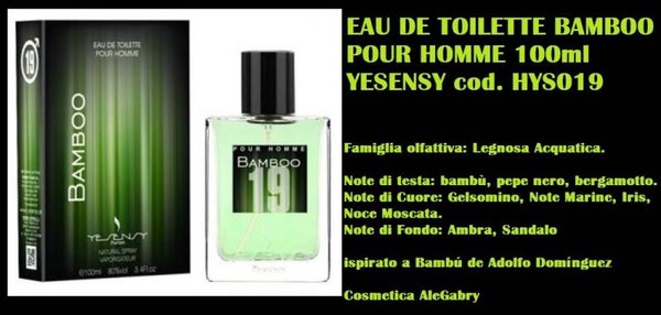 eau de toilette bamboo Yesensy