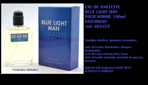 eau de toilette blue light man Naturmais