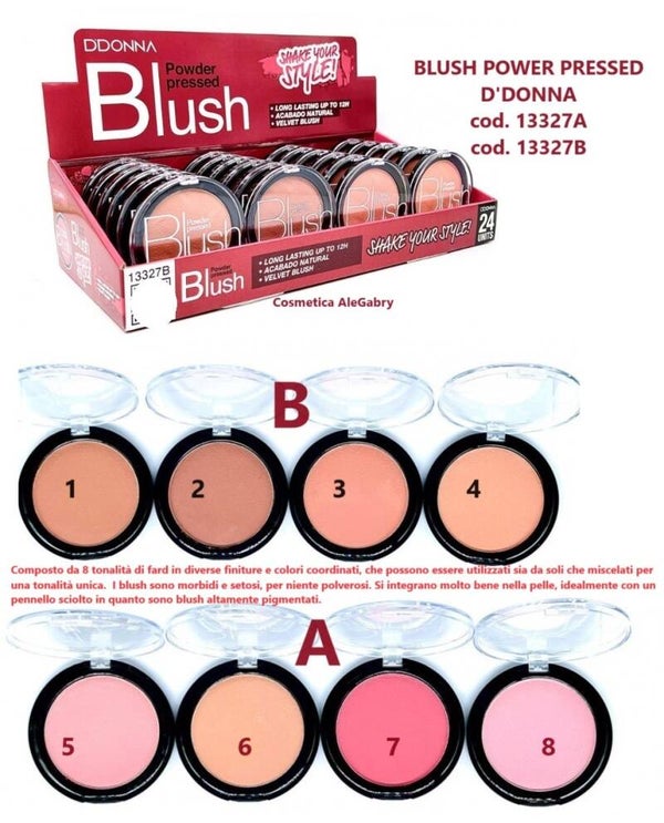 blush in polvere power pressed D'Donna