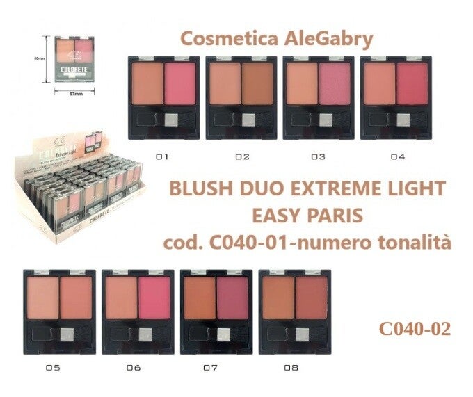 blush duo extreme light Easy Paris