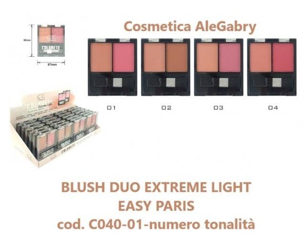 blush duo extreme light Easy Paris