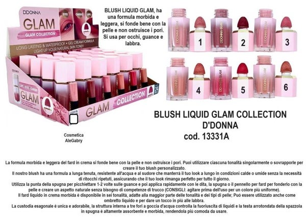 blush liquid glam collection D'Donna