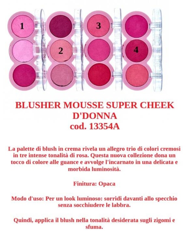 blusher mousse super cheek D'Donna