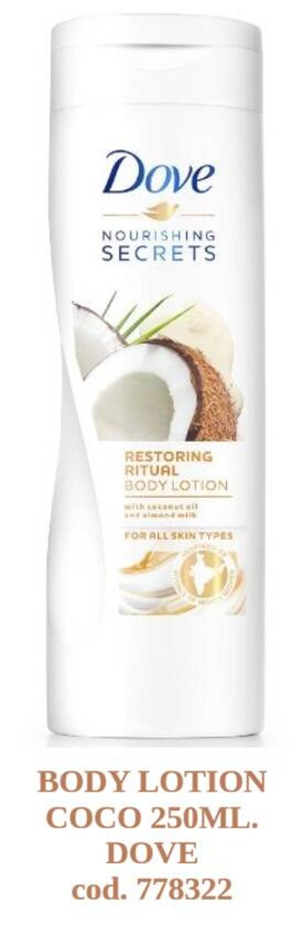 body lotion al cocco Dove