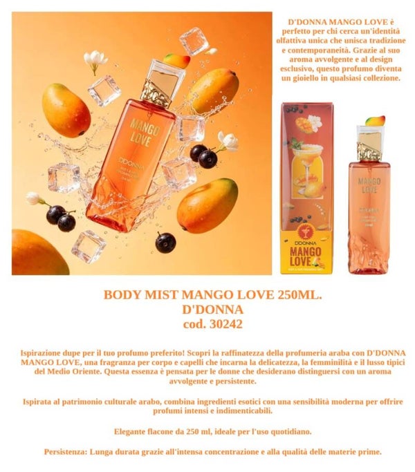 body mist 250 ml D'Donna