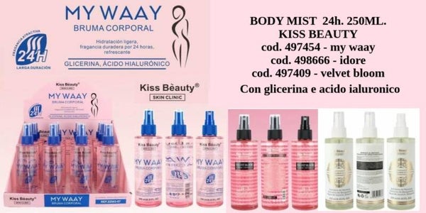 body mist Kiss Beauty