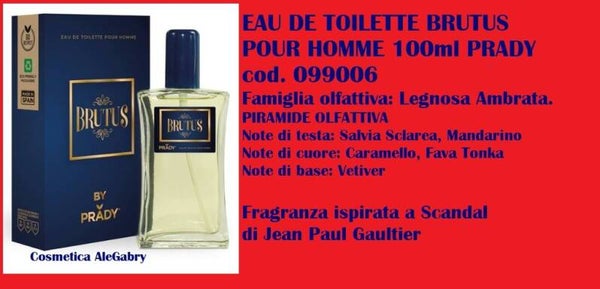 eau de toilette brutus Prady