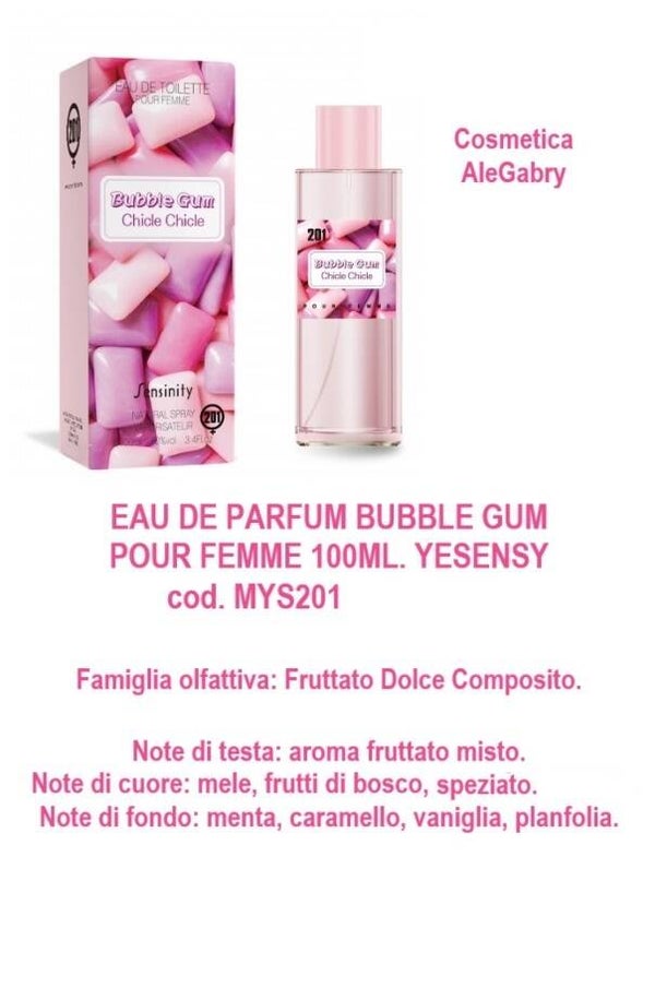 eau de toilette bubble gum Yesensy