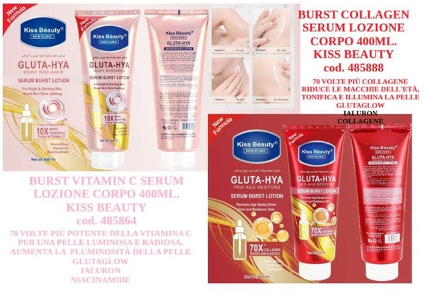 burst serum lozione corpo Kiss Beauty