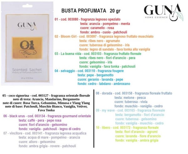 busta profumata Guna Home