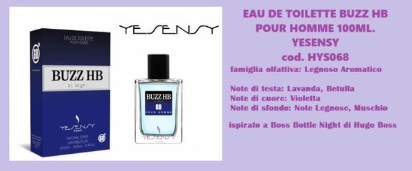 eau de toilette buzz hb Yesensy