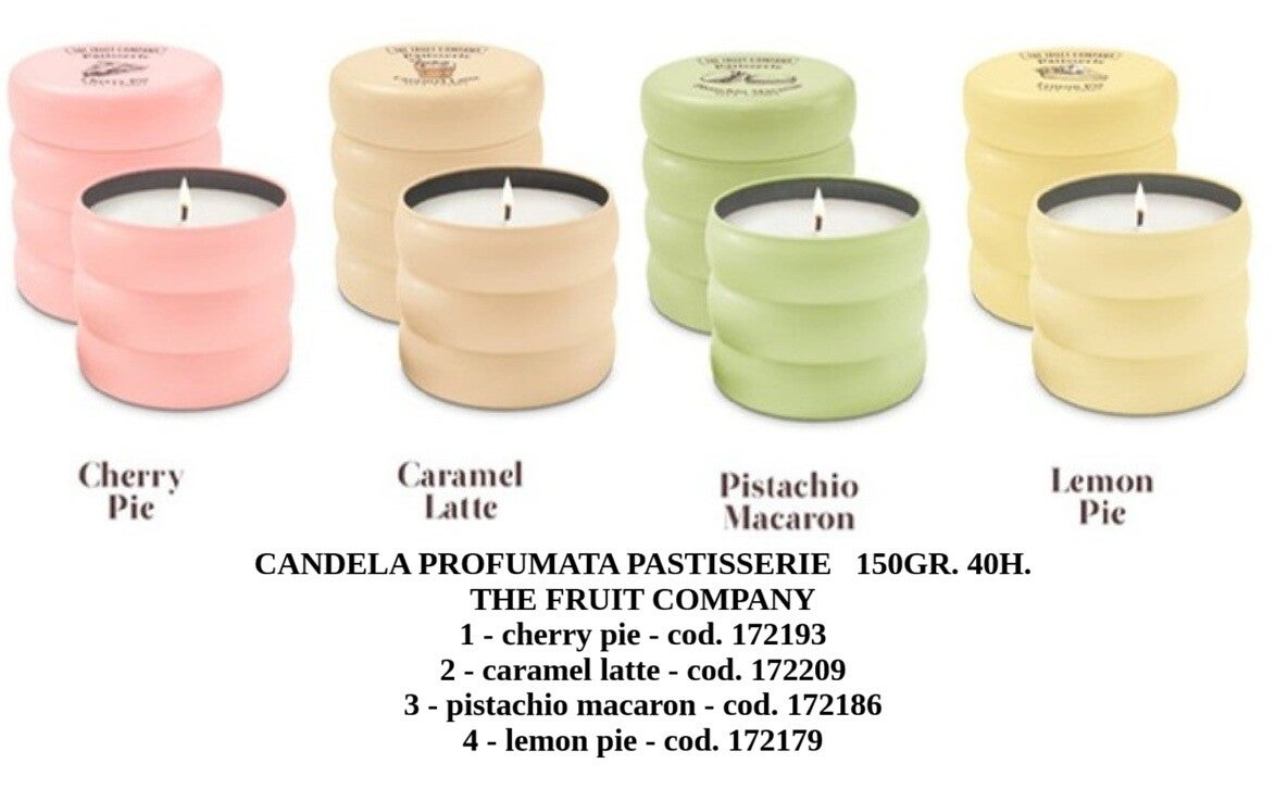 candela profumata pastisserie The fruit company
