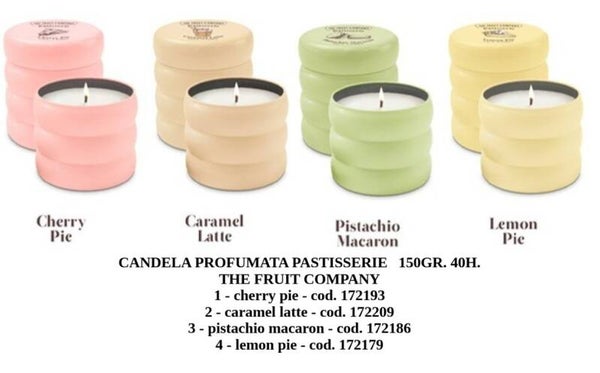 candela profumata pastisserie The fruit company