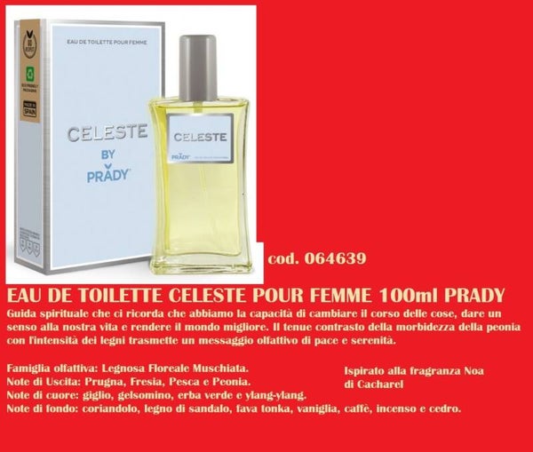 eau de toilette celeste Prady