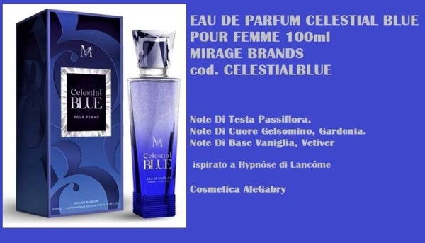 eau de parfum celestial blue Mirage Brands