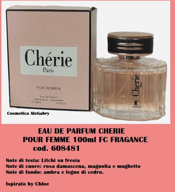 eau de parfum cherie FC fragance