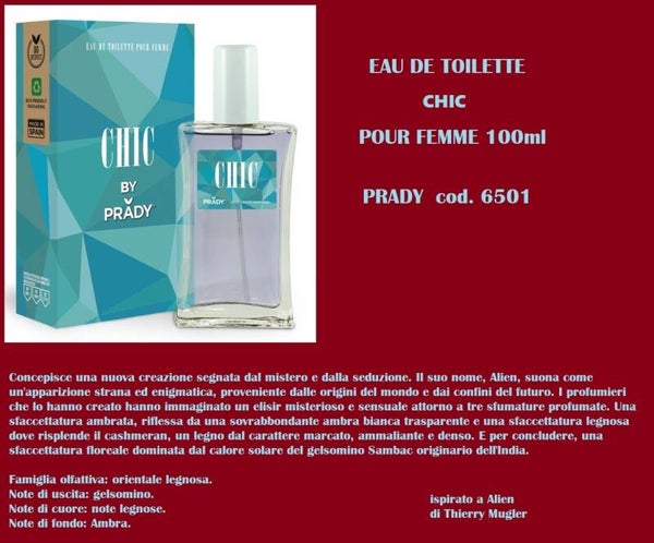 eau de toilette chic Prady