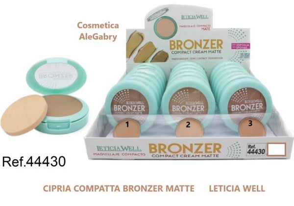 bronzer compatto matte Leticia Well