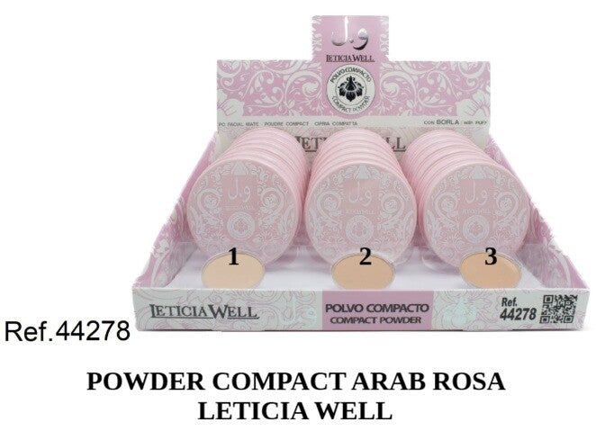 cipria araba rosa compatta Letizia Well