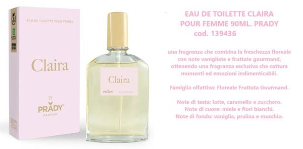 eau de toilette claira Prady