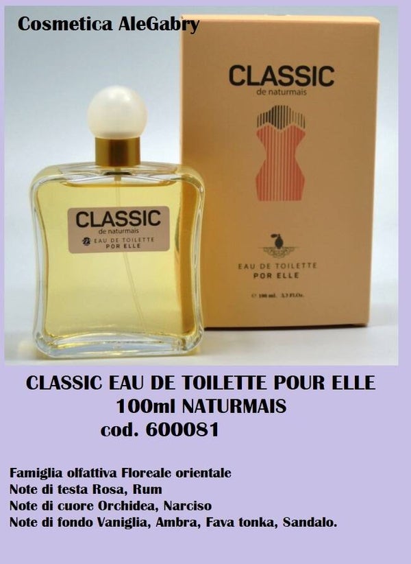 eau de toilette classic Naturmais