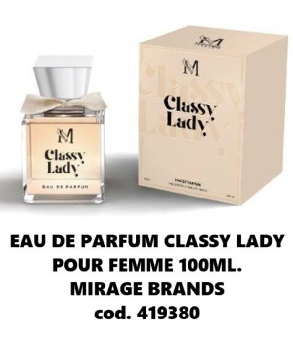 eau de parfum classy lady Mirage Brands