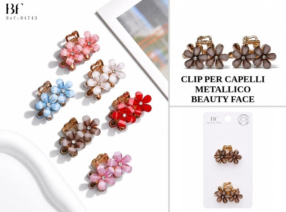 clip per capelli Beautiful face