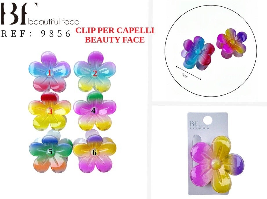 clip per capelli fiore Beautiful Face