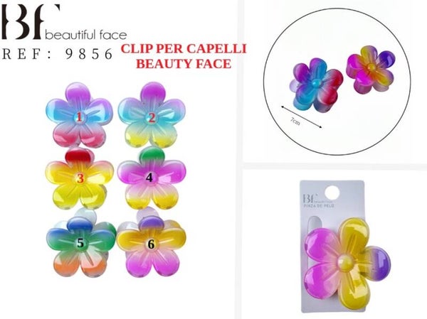 clip per capelli fiore Beautiful Face