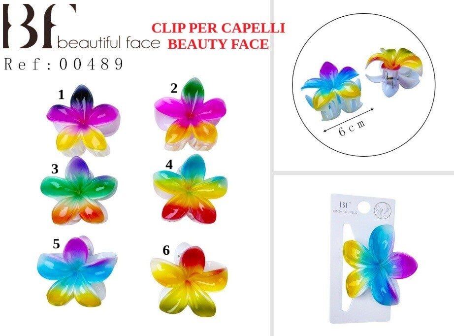 clip per capelli fiore Beautiful Face