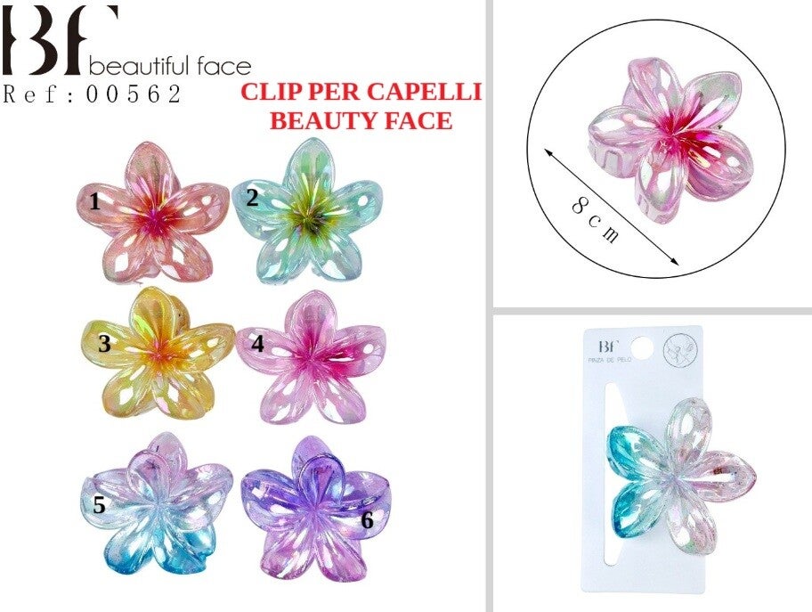 clip per capelli fiore Beautiful Face