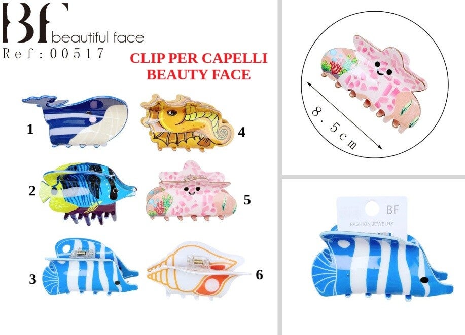clip per capelli Beautiful Face