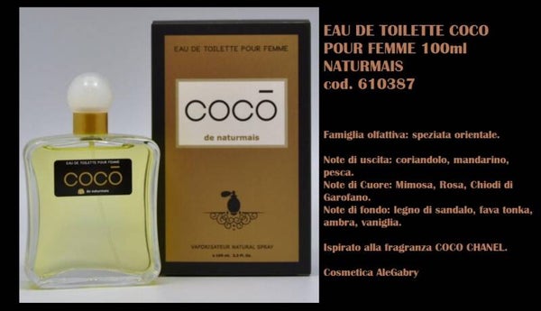 eau de toilette coco Naturmais