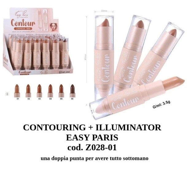 contouring e illuminante 2 in 1 Easy Paris