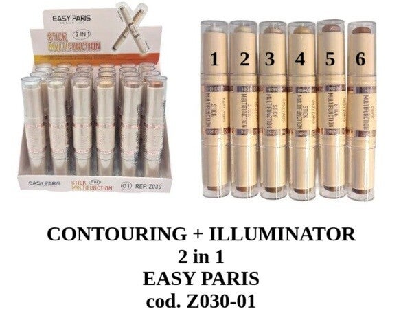 contouring e illuminante 2 in 1 Easy Paris