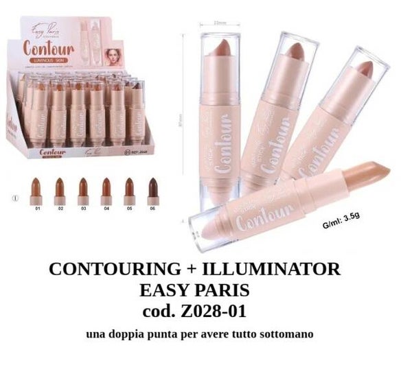 contouring e illuminante 2 in 1 Easy Paris