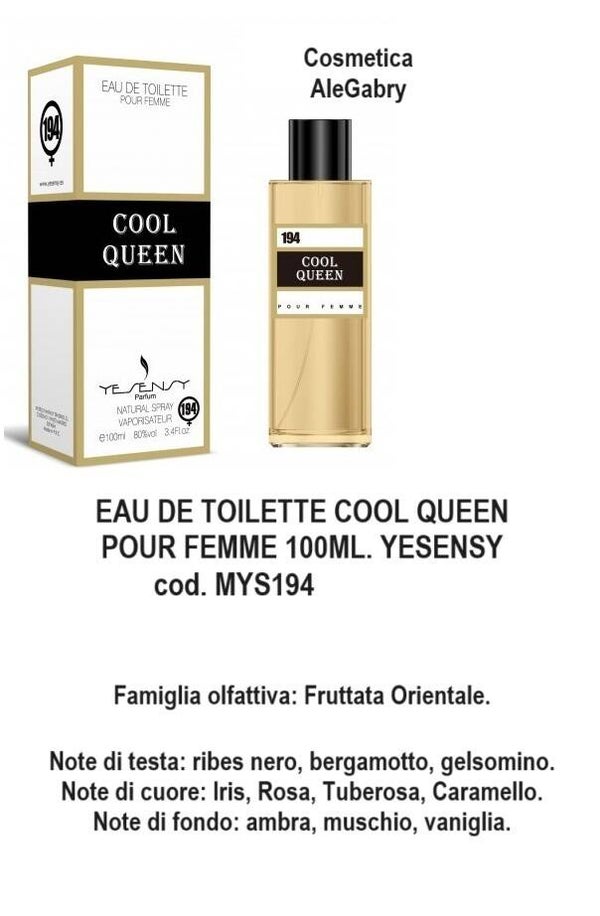 eau de toilette cool queen Yesensy