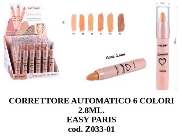 correttore automatico 6 colori Easy Paris