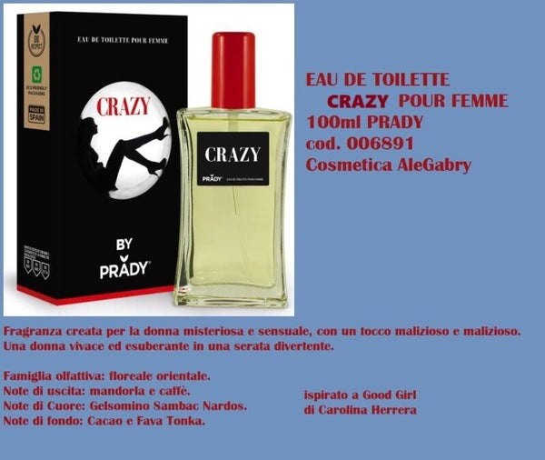 eau de toilette crazy Prady