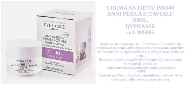 crema anti età pro40anni Byphasse