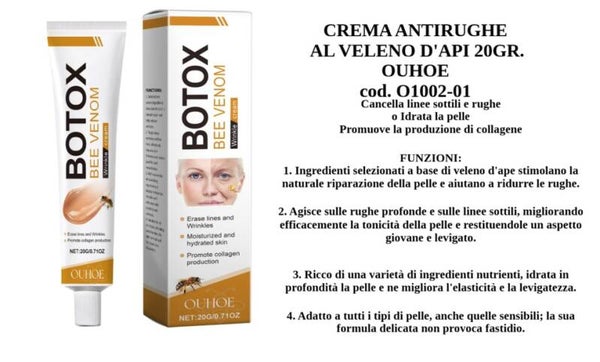 crema antirughe al veleno d'api Ouhoe