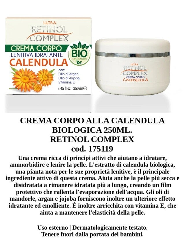 crema corpo alla calendula Retinol Complex
