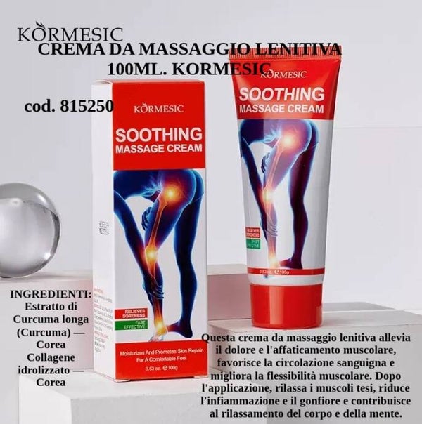 crema massaggio lenitiva Kormesic