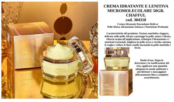 crema idratante e lenitiva micromolecolare Chafful