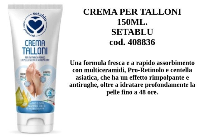 crema per talloni Setahome