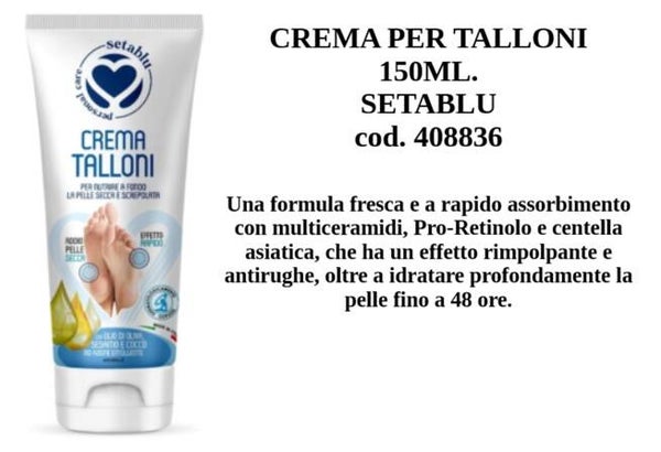 crema per talloni Setahome