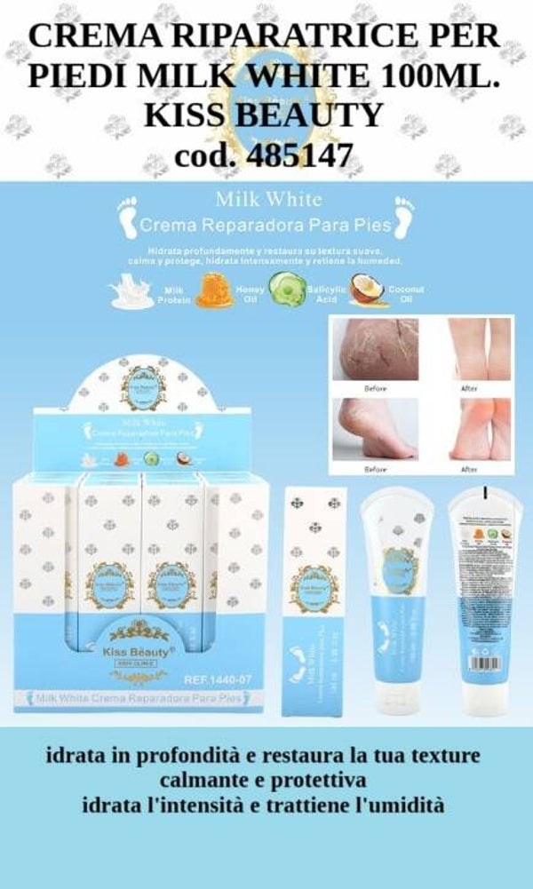 crema riparatrice per i piedi Kiss Beauty