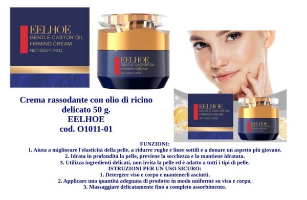 crema rassodante con olio di ricino delicato Eelhoe